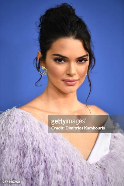 Kendall Jenner attends the 2018 CFDA Fashion Awards at Brooklyn Museum on June 4, 2018 in New York City.
