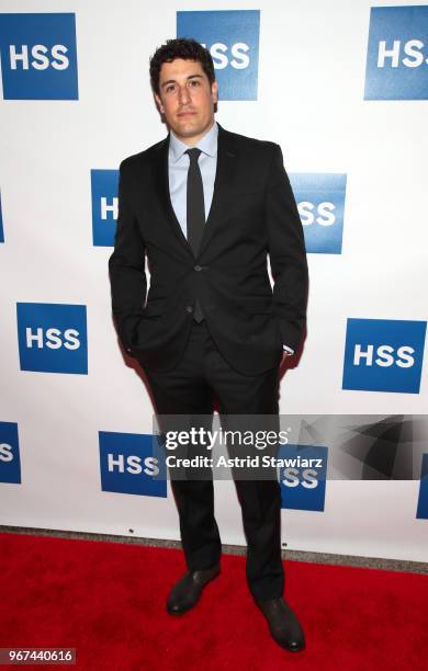 Actor Jason Biggs attends The Hospital for Special Surgery 35th Tribute Dinner at the American Museum of Natural History on June 4, 2018 in New York...