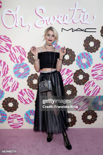 Caro Daur during the MAC Cosmetics X Caro Daur 'Oh, Sweetie' Collection Launch in Berlin at Hotel Zoo on June 4, 2018 in Berlin, Germany.