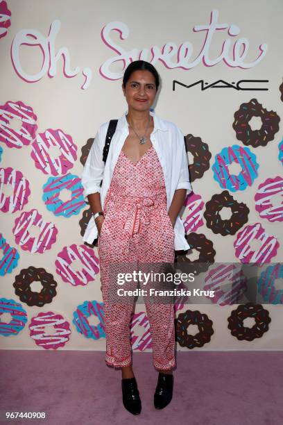 Designer Leyla Piedayesh during the MAC Cosmetics X Caro Daur 'Oh, Sweetie' Collection Launch in Berlin at Hotel Zoo on June 4, 2018 in Berlin,...