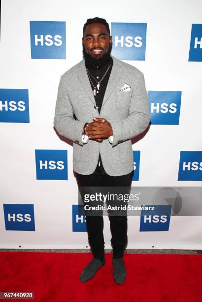 Player, New York Giants Landon Collins attends The Hospital for Special Surgery 35th Tribute Dinner at the American Museum of Natural History on June...