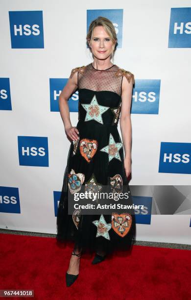 Actress Stephanie March attends The Hospital for Special Surgery 35th Tribute Dinner at the American Museum of Natural History on June 4, 2018 in New...