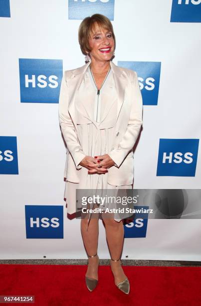Actress Patti LuPone attends The Hospital for Special Surgery 35th Tribute Dinner at the American Museum of Natural History on June 4, 2018 in New...