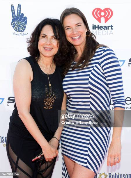 Harold Robinson Foundation Co-Founder Joyce Hyser Robinson and Anastasia Foster attend the 8th Annual Pedal On The Pier Fundraiser at Santa Monica...