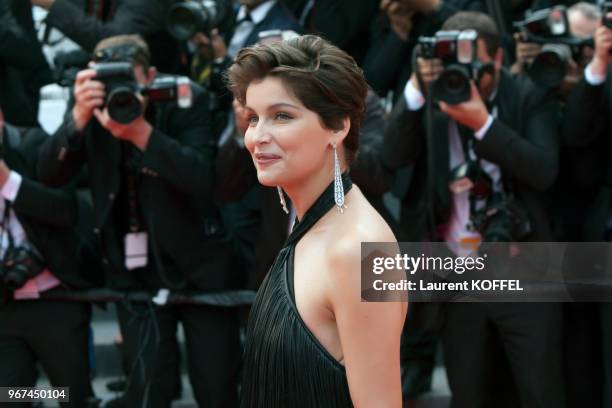 Laetitia Casta lors de la première du film 'La glace et le ciel' et de la cérémonie de clôture du 68eme Festival du Film Annuel au Palais des...