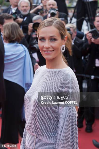 Cécile de France lors de la première du film 'La glace et le ciel' et de la cérémonie de clôture du 68eme Festival du Film Annuel au Palais des...