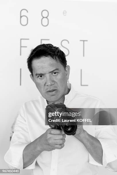 Portrait du réalisateur Brillante Mendoza pendant le 68eme Festival du Film Annuel de Cannes au Palais des Festivals le 20 mai 2015, Cannes, France....