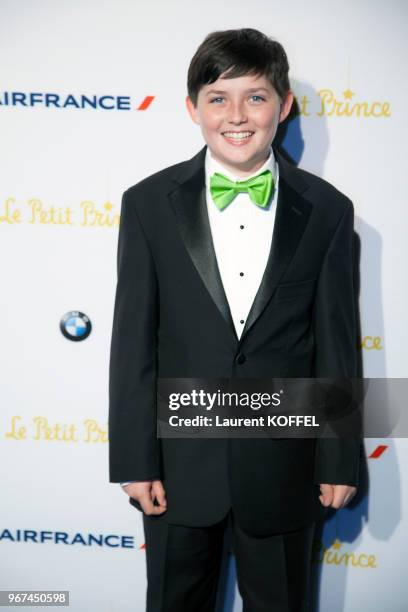 Riley Osborne lors de la première du film 'Le Petit Prince' pendant le 68eme Festival du Film Annuel au Palais des Festivals le 22 mai 2015, Cannes,...
