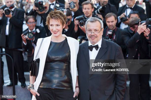 Natacha Polony et Perico Legasse lors de la première du film 'Le Petit Prince' pendant le 68eme Festival du Film Annuel au Palais des Festivals le 22...