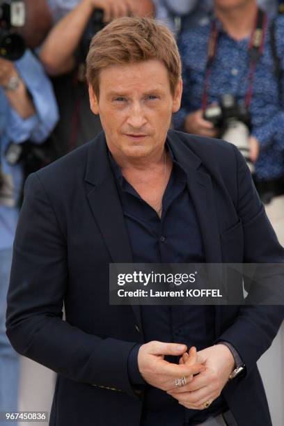 Benoît Magimel lors du photocall du film ?La tête haute ' pendant le 68eme Festival du Film Annuel au Palais des Festivals le 13 mai 2015, Cannes,...