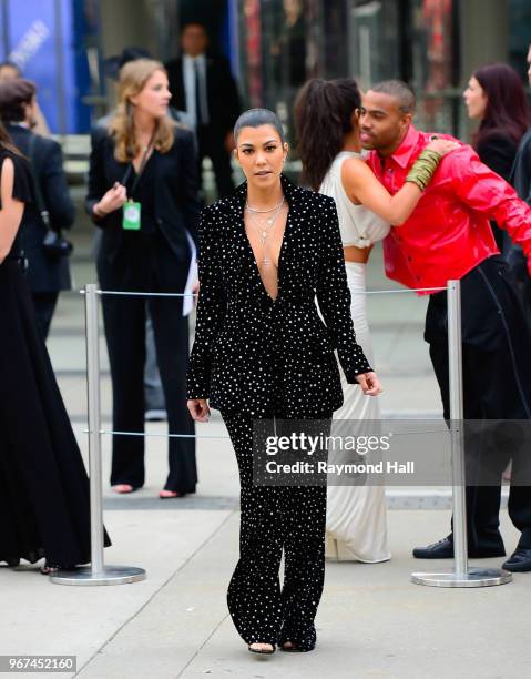 Kourtney Kardashian is seen in Brooklyn on June 4, 2018 in New York City.