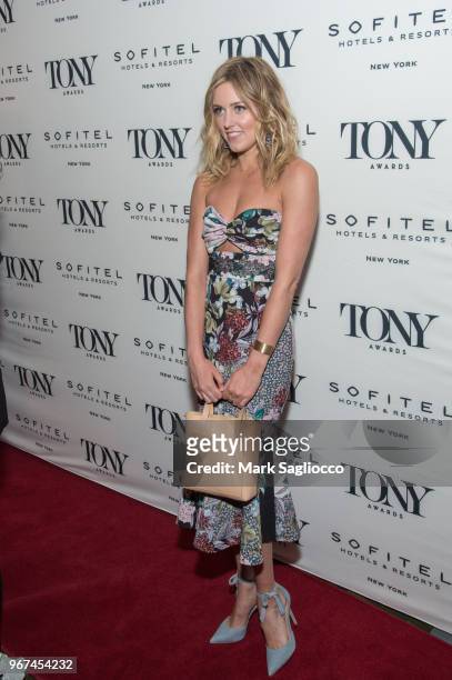 Actress Taylor Louderman attends the 2018 Tony Honors For Excellence In The Theatre and 2018 Special Award Recipients Cocktail Party at the Sofitel...