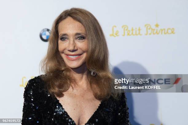 Marisa Berenson lors de la première du film 'Le Petit Prince' pendant le 68eme Festival du Film Annuel au Palais des Festivals le 22 mai 2015,...