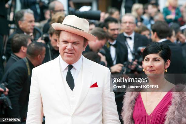 John C. Reilly et Alison Dickey lors de la première du film 'La glace et le ciel' et de la cérémonie de clôture du 68eme Festival du Film Annuel au...