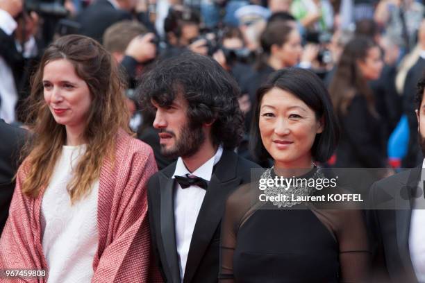 La ministre de la culture Fleur Pellerin lors de la première du film 'La glace et le ciel' et de la cérémonie de clôture du 68eme Festival du Film...