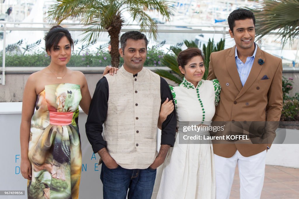 Photocall du film 'Masaan' - 68eme Festival du Film de Cannes