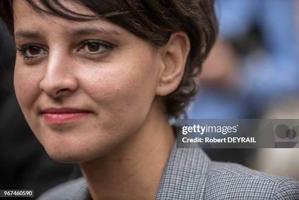 La ministre de l?Éducation Nationale Najat Vallaud-Belkacem assiste au séminaire interacadémique de formation de formateurs à la laïcité, à...