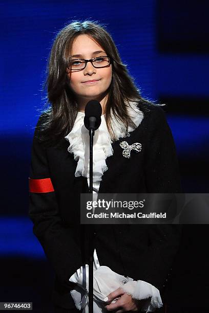 Paris Katherine Jackson onstage at the 52nd Annual GRAMMY Awards held at Staples Center on January 31, 2010 in Los Angeles, California.