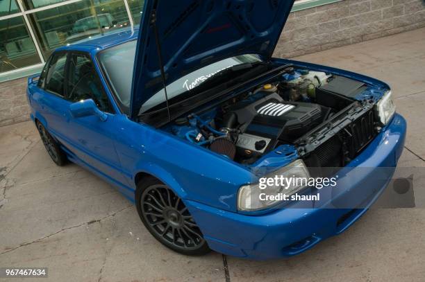 customized audi a4 - modified car stock pictures, royalty-free photos & images