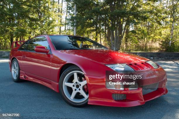 nissan 300zx coupe - nissan 300zx stock pictures, royalty-free photos & images