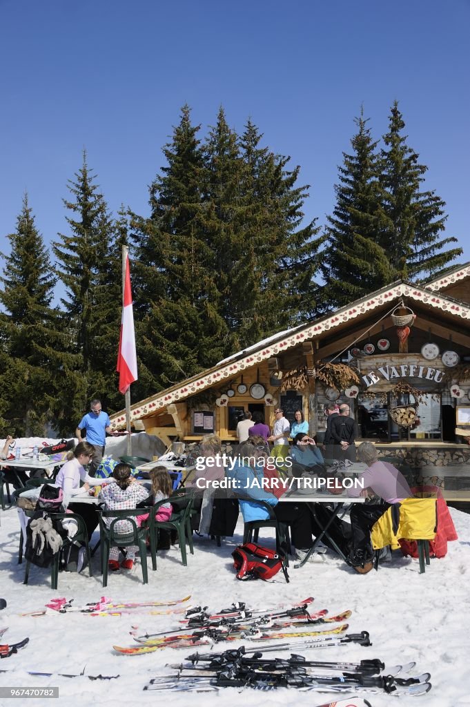 Le Vaffieu Mountain Restaurant, Morzine, Haute-Savoie, France