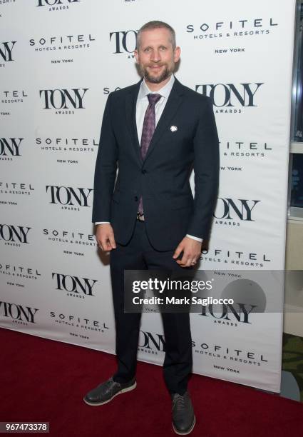 Tim Levy attends the 2018 Tony Honors For Excellence In The Theatre and 2018 Special Award Recipients Cocktail Party at the Sofitel Hotel on June 4,...