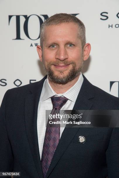 Tim Levy attends the 2018 Tony Honors For Excellence In The Theatre and 2018 Special Award Recipients Cocktail Party at the Sofitel Hotel on June 4,...