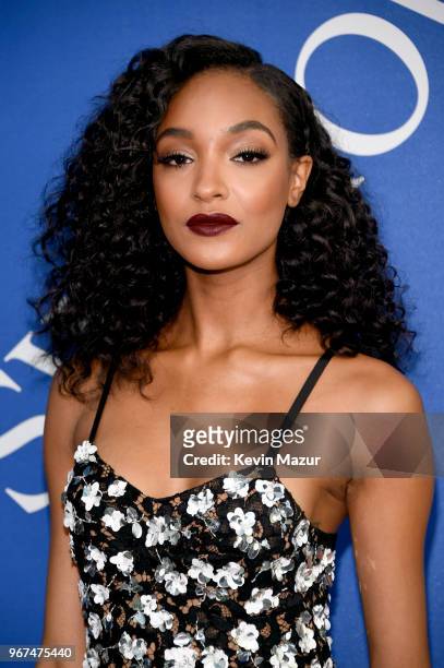 Jourdan Dunn attends the 2018 CFDA Fashion Awards at Brooklyn Museum on June 4, 2018 in New York City.