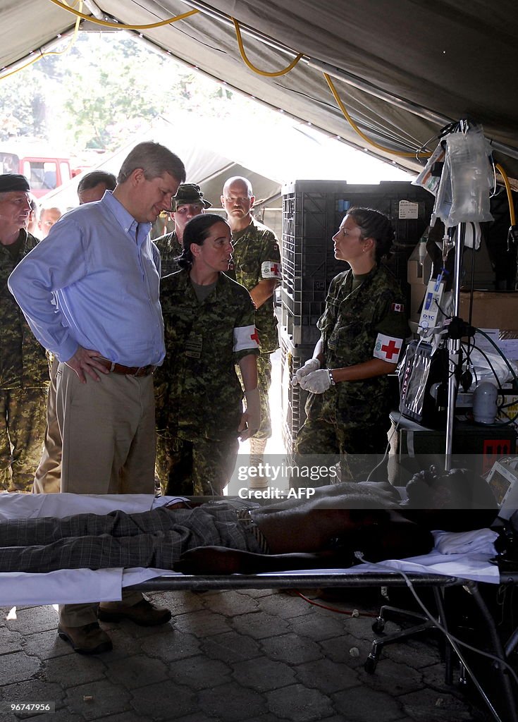 Canada's Prime Minister Stephen Harper (