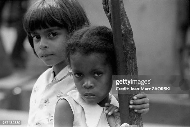 Scène de vie quotidienne sur le marché de Victoria, sur l'île de Mahé, principale île de l'archipel des Seychelles dans l'océan Indien, le 24 août...