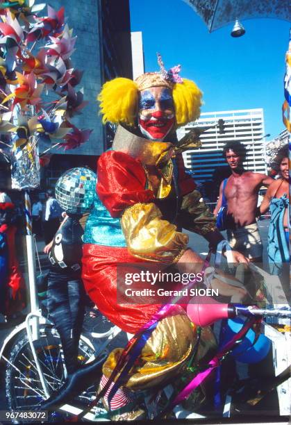 Brésil, état Rio de Janeiro, carnaval de Rio de Janeiro, défilé de rue//Brazil, Rio de Janeiro state, Rio de Janeiro carnival, street parade, circa...