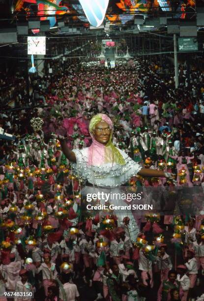 Brésil, état Rio de Janeiro, carnaval de Rio de Janeiro, ambiance sur le sambodrome//Brazil, Rio de Janeiro state, Rio de Janeiro carnival,...