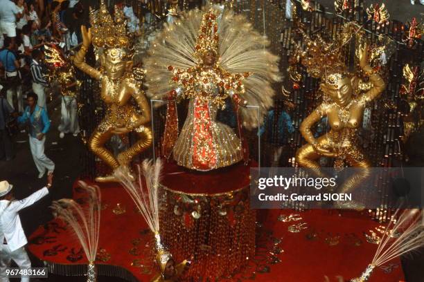 Brésil, état Rio de Janeiro, carnaval de Rio de Janeiro, ambiance sur le sambodrome//Brazil, Rio de Janeiro state, Rio de Janeiro carnival,...