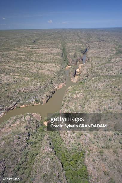 Aerial photography. Nitmiluk National Park & Katherine gorge. Near Katherine. Northern Territory. Australia.