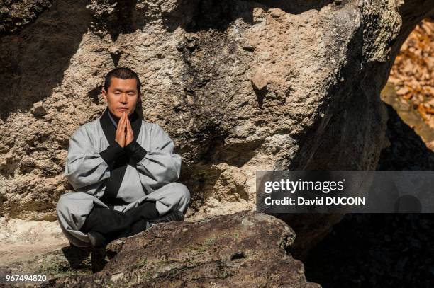 Borim Yang, 38 years old, 4th dan and 15 years practise at Golgul temple and Sunmodo center near Gyeongju city, Gyeongsangbuk province, South Korea.