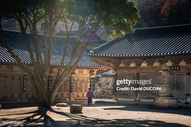 Au temple de Girimsa près de la ville de Geyongju, province de Gyeongsanbuk, Corée du Sud.