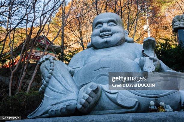 Golgul temple and Sunmodo center near Gyeongju city, Gyeongsangbuk province, South Korea.