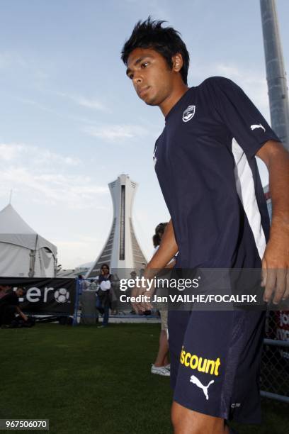 Girondins de Bordeaux soccer team tour in Montreal, Canada, before the Ligue 1 season begins. They play against Local soccer team, Montreal Impact....