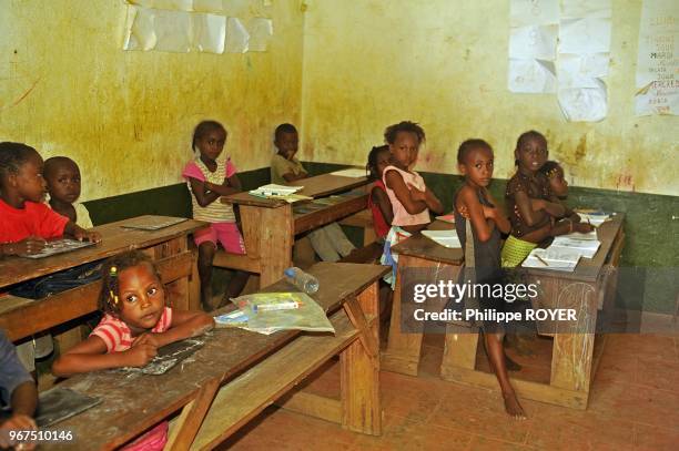 School in Nosy Komba, Madagascar.
