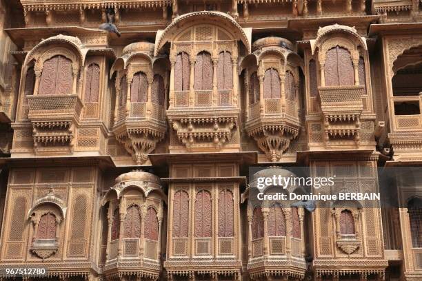 Riche demeure, 29 décembre 2016, Jaisalmer, Rajasthan, Inde.