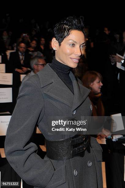 Nicole Murphy attends Mercedes-Benz Fashion Week at Bryant Park on February 16, 2010 in New York City.