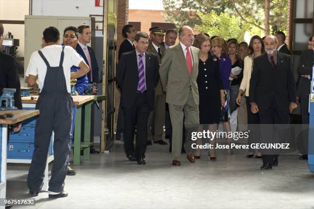 Instituto Virgen de la Paloma. Their Majesties Kings, D. Juan Carlos I and Da. Sofia, chaired the Inauguration of the Training Course Training...