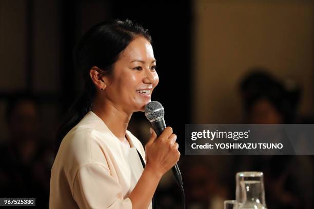 La golfeuse professionnelle japonaise Ai Miyazato annonce lors d'une conférence de presse qu'elle mettra fin à sa carrrière professionnel au terme de...