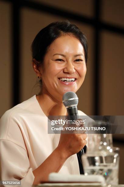 La golfeuse professionnelle japonaise Ai Miyazato annonce lors d'une conférence de presse qu'elle mettra fin à sa carrrière professionnel au terme de...