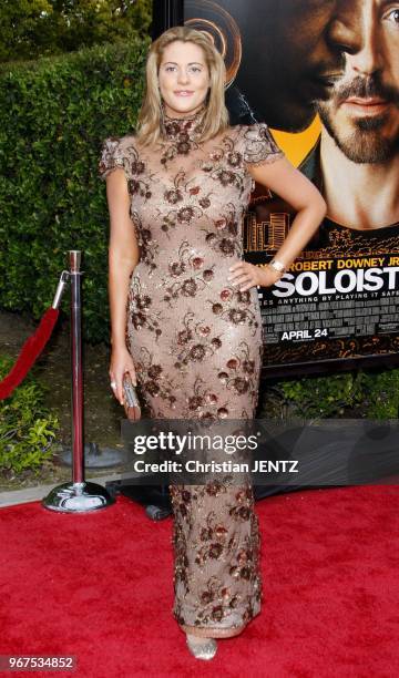 Hollywood - Robert Downey Jr. And wife Susan Downey at the Los Angeles Premiere of the "The Soloist" held at the Paramount Pictures Studio Lot in...