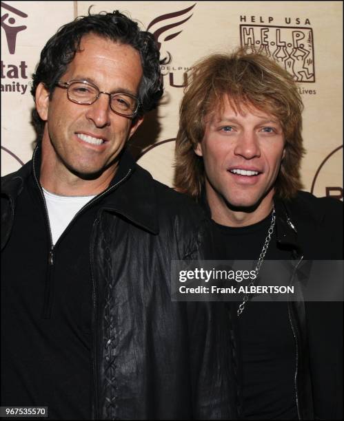 Jan 25, 2007 Kenneth Cole and Jon Bon Jovi at the "R.S.V.P. TO HELP" benefit, a fundraiser for Habitat for Humanity, HELP USA and the Philadelphia...