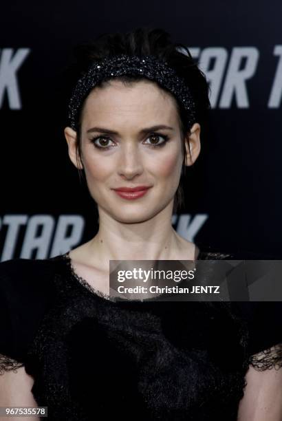 Hollywood - Winona Ryder at the Los Angeles Premiere of "Star Trek" held at the Grauman's Chinese Theatre in Hollywood, United States. Christian...