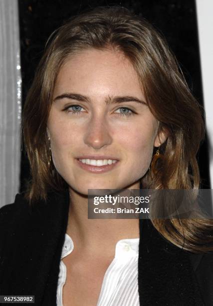 Lauren Bush arrives at the premiere of "Breaking and Entering" held at the Paris Theater, New York City BRIAN ZAK.