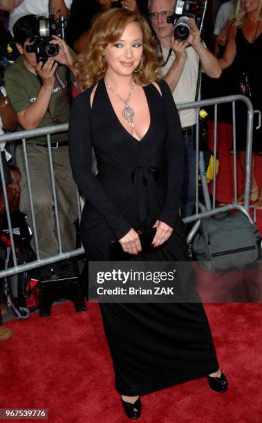 Leah Remini arrives during the premiere of "El Cantante'" held at the AMC 25 Theatre in Times Square, New York City BRIAN ZAK.