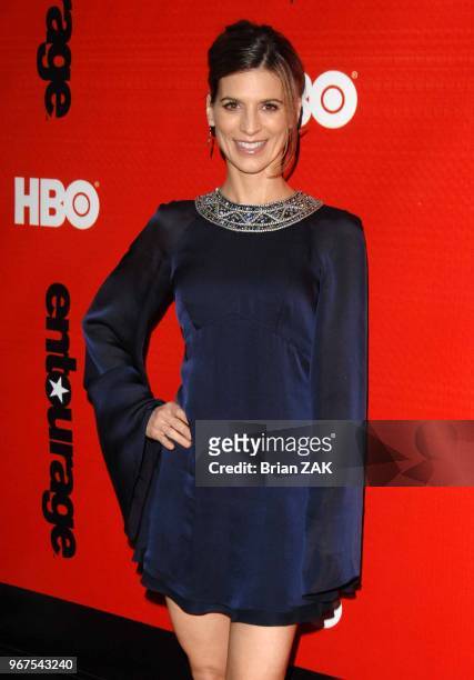 Perrey Reeves arrives to HBO Presents The Fourth Season Premiere of "Entourage" held at the Ziegfeld Theater, New York City BRIAN ZAK.